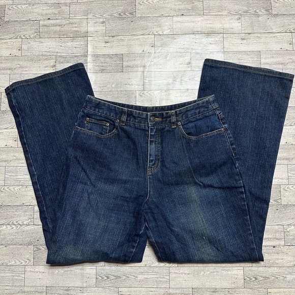 Talbots | Stretch Straight Jeans | Blue | Size 10 - Picture 1 of 7
